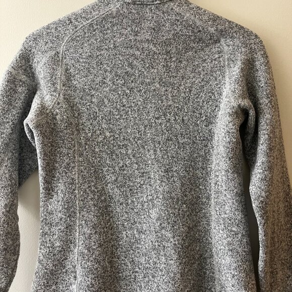 Womens Patagonia Better Sweater Fleece Jacket Sz Small Birch White Grey - Picture 6 of 8